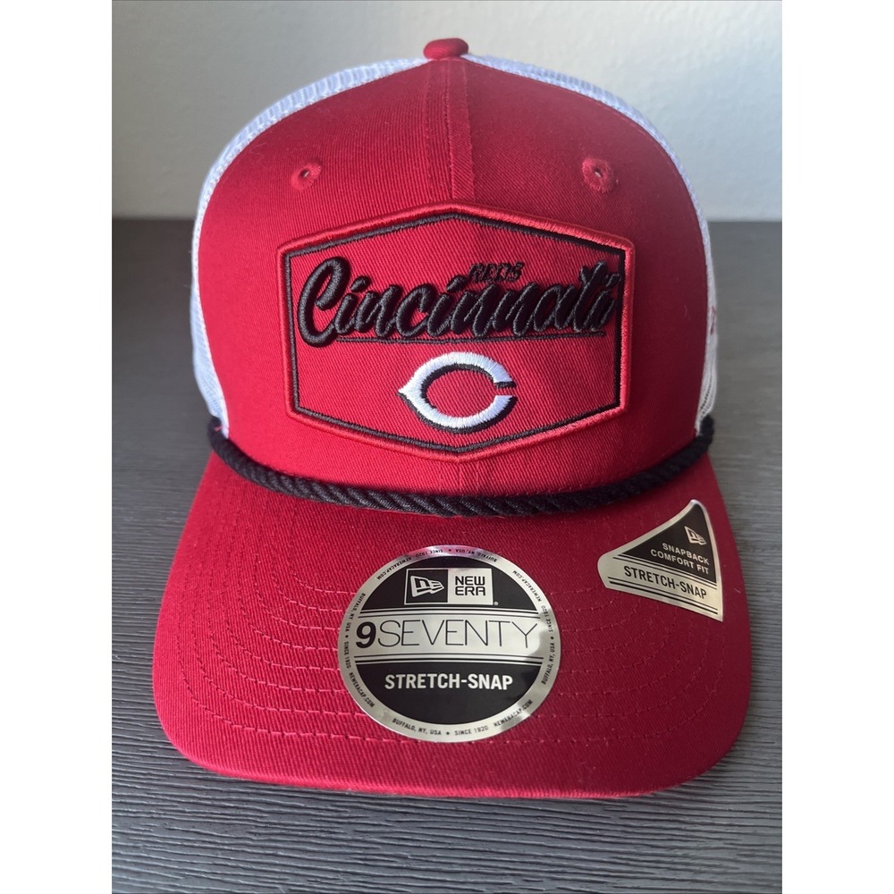 Cincinnati Reds New Era Rope Red White 9SEVENTY Snapback Hat Cap NWT